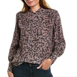 Equipment silk star blouse NWT